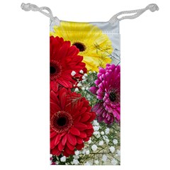 Flowers Gerbera Floral Spring Jewelry Bag