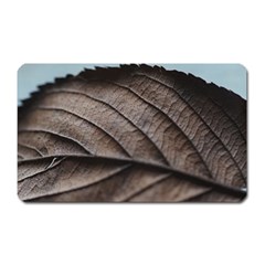 Leaf Veins Nerves Macro Closeup Magnet (rectangular)