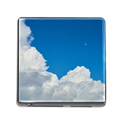 Sky Clouds Blue White Weather Air Memory Card Reader (square) by BangZart