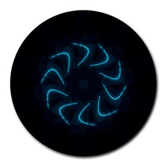 Background Abstract Decorative Round Mousepads by BangZart