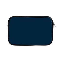 Solid Christmas Silent Night Blue Apple Macbook Pro 13  Zipper Case by PodArtist