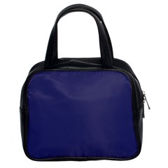 Usa Flag Blue Royal Blue Deep Blue Classic Handbags (2 Sides) by PodArtist