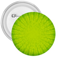 Radial Green Crystals Crystallize 3  Buttons by BangZart