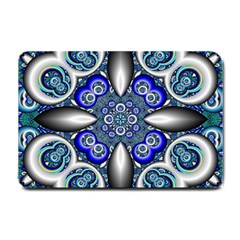 Fractal Cathedral Pattern Mosaic Small Doormat  by BangZart