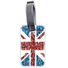 Fun And Unique Illustration Of The Uk Union Jack Flag Made Up Of Cartoon Ladybugs Luggage Tags (two Sides) by BangZart