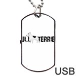 Bull terrier  Dog Tag USB Flash (Two Sides)