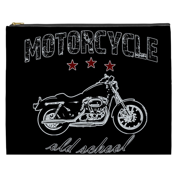 Motorcycle old school Cosmetic Bag (XXXL) 