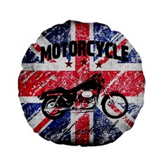 Motorcycle Old School Standard 15  Premium Flano Round Cushions