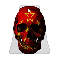 Russian Flag Skull Ornament (bell) by Valentinaart