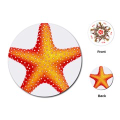 Starfish Playing Cards (round) 