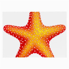 Starfish Large Glasses Cloth (2-side) by BangZart