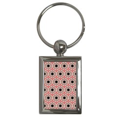 Black Stars Pattern Key Chains (rectangle)  by linceazul