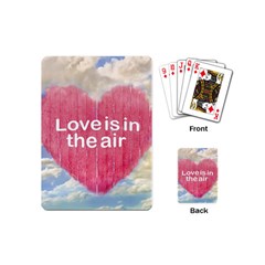 Love Concept Poster Design Playing Cards (mini)  by dflcprints