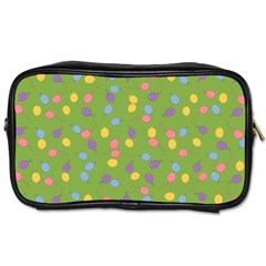 Balloon Grass Party Green Purple Toiletries Bags 2-side by BangZart