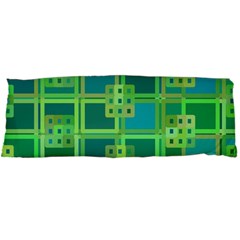 Green Abstract Geometric Body Pillow Case Dakimakura (two Sides)