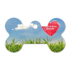 Love Concept Poster Dog Tag Bone (two Sides) by dflcprints