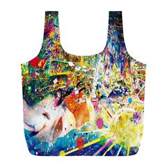 Multicolor Anime Colors Colorful Full Print Recycle Bags (l)  by BangZart