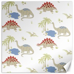 Dinosaur Art Pattern Canvas 12  X 12   by BangZart