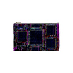 Cad Technology Circuit Board Layout Pattern Cosmetic Bag (small)  by BangZart