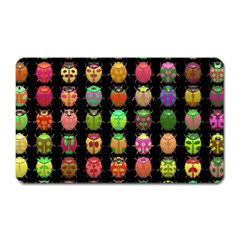 Beetles Insects Bugs Magnet (rectangular) by BangZart