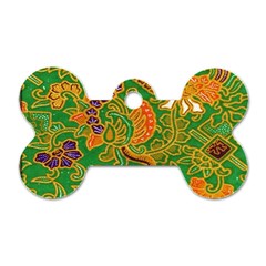 Art Batik The Traditional Fabric Dog Tag Bone (one Side) by BangZart