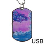 Rising To Touch You Dog Tag USB Flash (Two Sides) Front