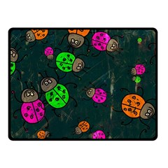 Abstract Bug Insect Pattern Fleece Blanket (small) by BangZart