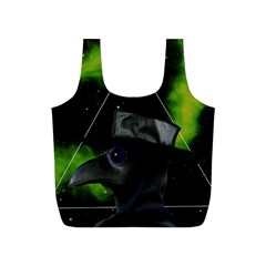 Bird-man  Full Print Recycle Bags (s)  by Valentinaart