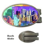 New York City The Statue Of Liberty Money Clips (Oval)  Front