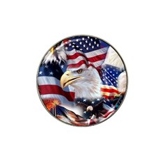United States Of America Images Independence Day Hat Clip Ball Marker (10 Pack) by BangZart
