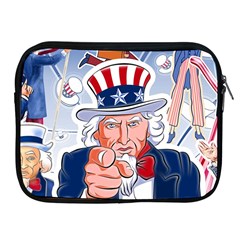 Independence Day United States Of America Apple Ipad 2/3/4 Zipper Cases by BangZart