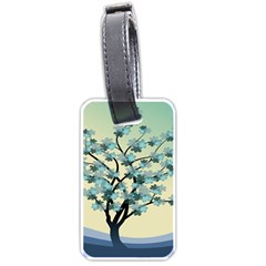 Branches Field Flora Forest Fruits Luggage Tags (two Sides) by Nexatart