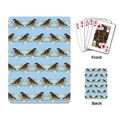 Sparrows Playing Card by SuperPatterns