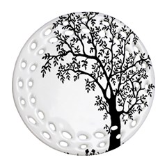 Flowers Landscape Nature Plant Ornament (round Filigree) by Nexatart