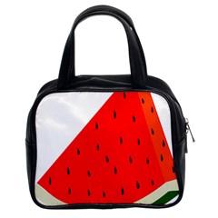 Fruit Harvest Slice Summer Classic Handbags (2 Sides) by Nexatart