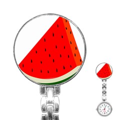 Fruit Harvest Slice Summer Stainless Steel Nurses Watch by Nexatart