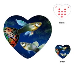 Marine Fishes Playing Cards (heart)  by BangZart