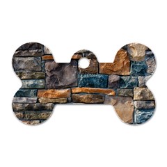 Brick Wall Pattern Dog Tag Bone (two Sides) by BangZart