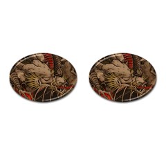 Chinese Dragon Cufflinks (oval) by BangZart