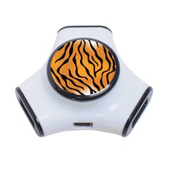 Tiger Skin Pattern 3-port Usb Hub by BangZart