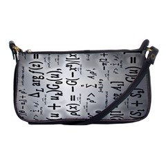 Science Formulas Shoulder Clutch Bags by BangZart