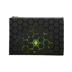 Green Android Honeycomb Gree Cosmetic Bag (large)  by BangZart