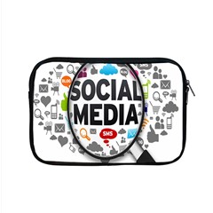 Social Media Computer Internet Typography Text Poster Apple Macbook Pro 15  Zipper Case by BangZart