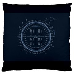 Minimalistic Knowledge Mathematics Trigonometry Large Cushion Case (two Sides) by BangZart