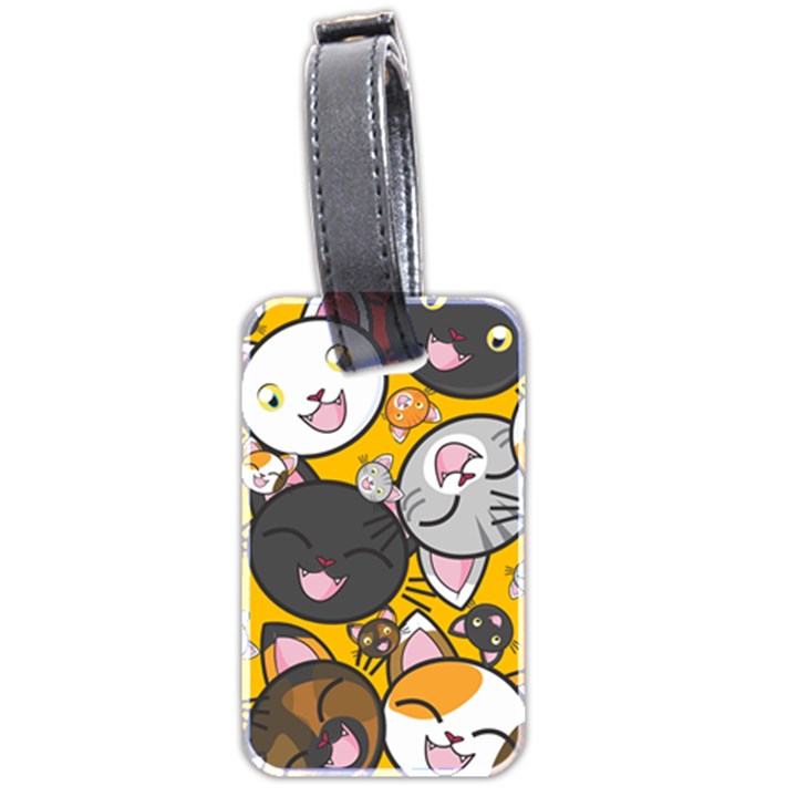 Cats Cute Kitty Kitties Kitten Luggage Tags (Two Sides)