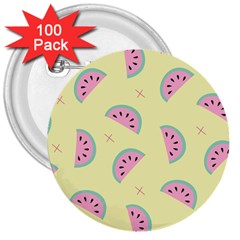 Watermelon Wallpapers  Creative Illustration And Patterns 3  Buttons (100 Pack) 
