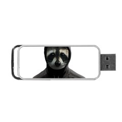 Gangsta Raccoon  Portable Usb Flash (one Side) by Valentinaart