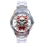 ACAB tribal Stainless Steel Analogue Watch Front