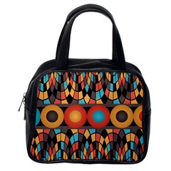 Colorful Geometric Composition Classic Handbags (one Side) by linceazul