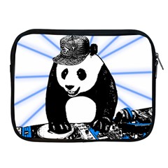 Deejay Panda Apple Ipad 2/3/4 Zipper Cases by Valentinaart